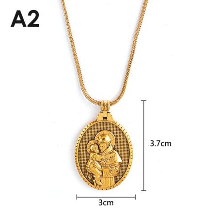 Religiös Kristen Jesus Katolska Hänge Halsband För Män Nec