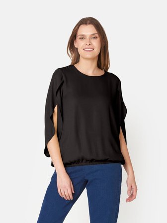 SIGNATURE - Bluse - Sort