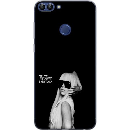 Yhteensopiva Puhelinkuori Huawei P smart Stranger Things juliste, jossa pyöräily siluetteja ja punainen salamamyrsky dramaattisessa retro -muodossa