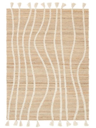 Waves Beige/White Rug