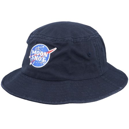 American Needle - Blue - bucket - Hat - Moon Shot Twill 19Th Hole Golf Navy Bucket - Hatstore