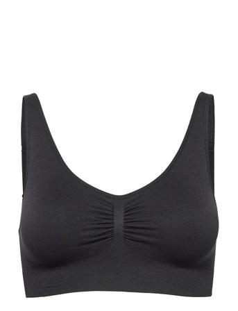 Bra Joy Seamless Top Lingerie Bras & Tops Soft Bras Tank Top Bras Musta Lindex