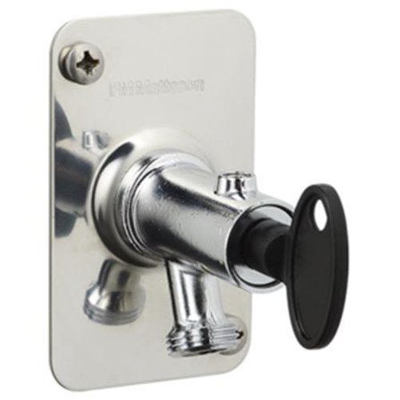 FM Mattsson 42930400 Vattenutkastare med nyckel, självdränerande, G15, 400 mm, Bevattning