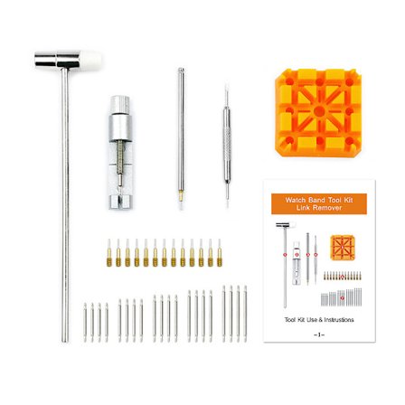 Verktyg för att justera och byta ut klockarmband, verktyg för reparation av klockor