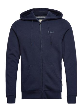 Bhdownton Fullzip Sweat Noos Sweats Blue Blend