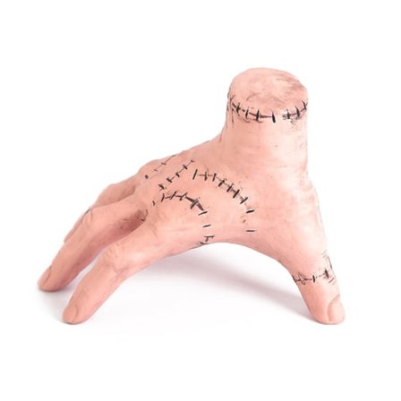 Onsdag Thing Hand Cosplay Latexfigur rekvisita