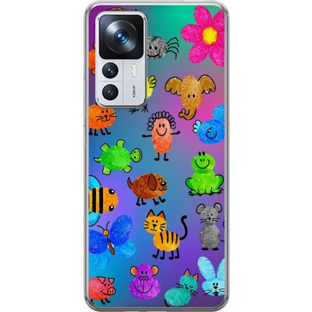 Yhteensopiva Puhelinkuori Xiaomi 12T Little Scribble Friends