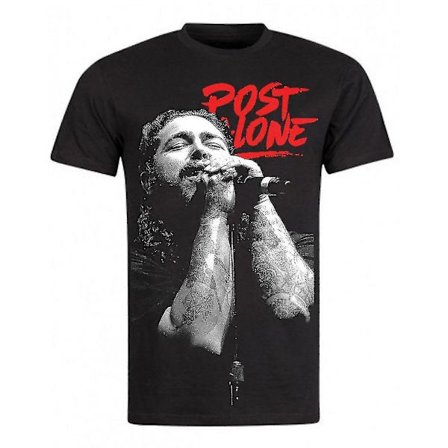 Post Malone T-shirt Noir Live 2017