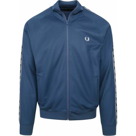 Fred Perry Zip-throughs blå, Herr Tröjor, Herr, Storlek: M