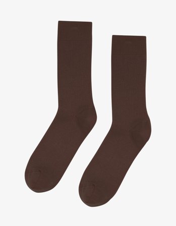 Classic Organic Sock - Coffee Brown - One Size