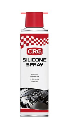 CRC SILIKONSPRAY 250ML SMØRER OG BESKYTTER