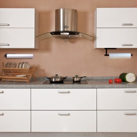 Papirhåndklædeholder under skab, selvklæbende vægmontering