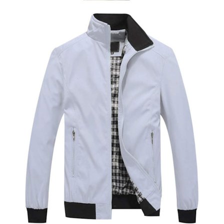 Sommarbomberjacka för män, ledig lättvikts vindjacka, sportjacka, cargoytterkläder 5X