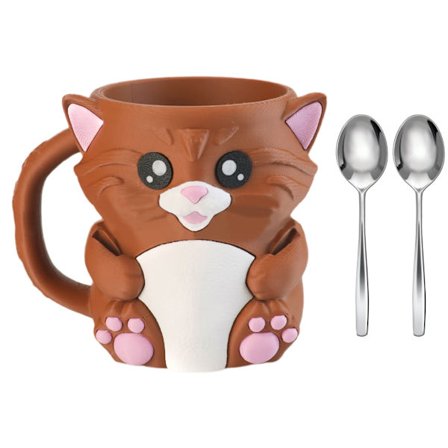 Hauska eläimenmuotoinen jäätelöpurkin pidike eristetyllä hihalla, sisäänrakennetulla säilytyslaatikolla ja lusikoilla jälkiruokaorganisaattorit