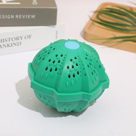 2 st Gröna Tvättbollar Tvättmaskin med Tvättpåse - W