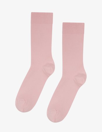 Classic Organic Sock - Faded Pink - One Size