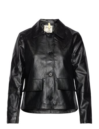 Brixtol Textiles | Sissel Faux Leather Black | M