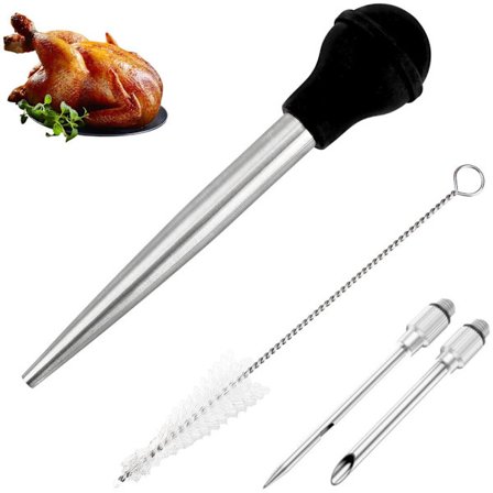 Kalkundrypper - Kalkunbaster - m/ rengøringsbørste & 2 marinadenåle