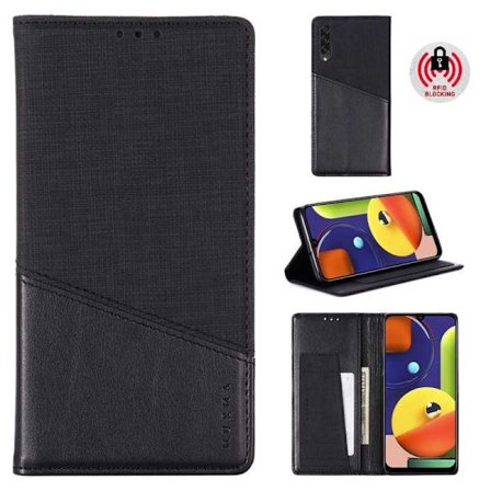 Samsung A70 Elegant etui i PU-læder med RFID-blok