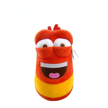 Larva Söt och Lekfull Larva Plysch Toy Doll Doll 4 Inch Yellow