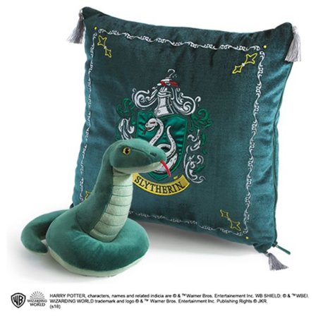 Harry Potter Slytherin täytetty eläin ja tyyny