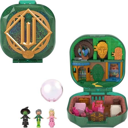 Coffret Polly Pocket Wicked Collector JFV04 med Mini-Figurer och Tematiska Tillbehör