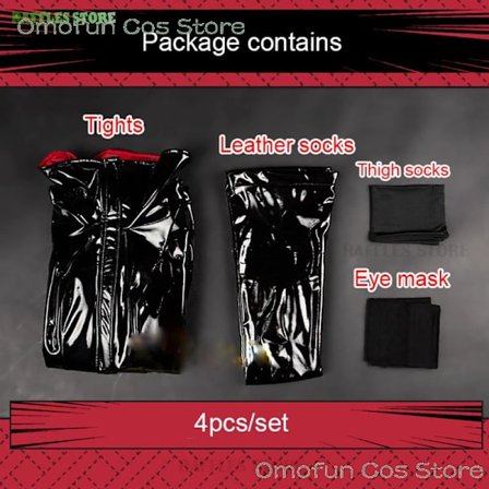 Kvindelig Gojo Satoru Cosplay Kostume Paryk Kønsskifte Sort Kostume Halloween Anime Tegneserie Event Fest Fancy Tøj til Kvinder M