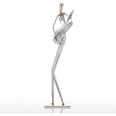 Orkester Trompet Metallskulptur Jern Skulptur Abstrakt Skulptur