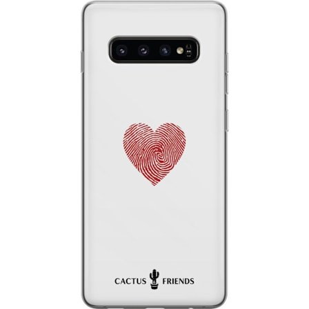 Yhteensopiva Puhelinkuori Samsung Samsung Galaxy S10 Cactus and Friends - Fingerprint Love
