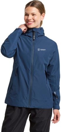 Tenson W's Winga Rain Jacket Midnight Navy