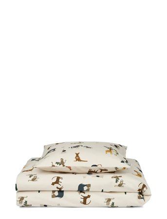 Liewood Carmen Baby Printed Bedding - Cream - 70X100CM;40X45CM
