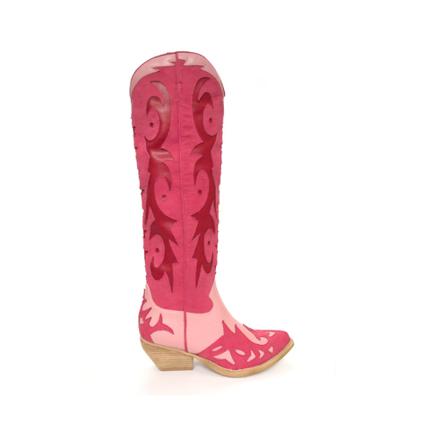 Jeffrey Campbell Starwood Cowboy Støvler Pink, Dame, Størrelse: 37 EU