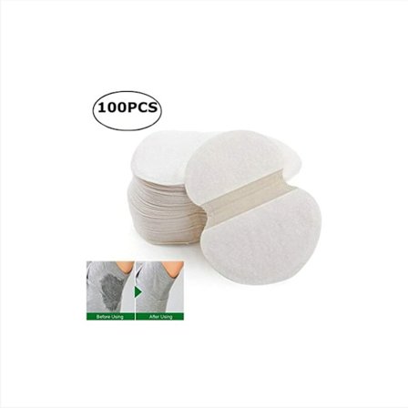 50 paria antiperspirant-tarroja kainaloiden hikoilun estoon, puettava