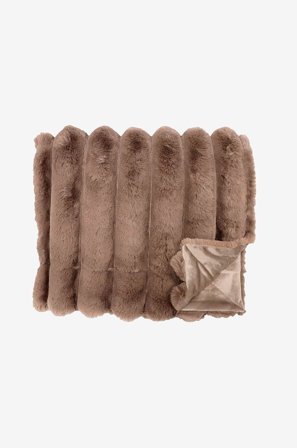 Redlunds - Brooklyn pledd 130x170 - Brun - Tepper & pledd - 130X170 - Fra Homeroom