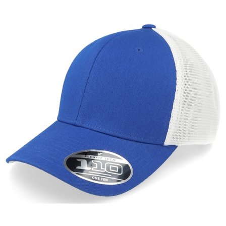 Flexfit - Ble trucker Czapka Z Daszkiem - Mesh 2-tone Cap Royal/White 110 Trucker @ Hatstore