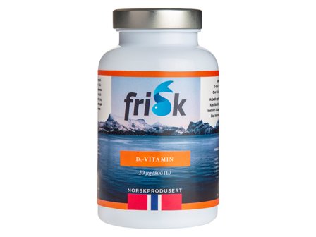 Frisk Vitamin D 20 μg, 120 stk.