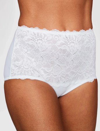 Swegmark Support Ladies Maxi Briefs - White - 38