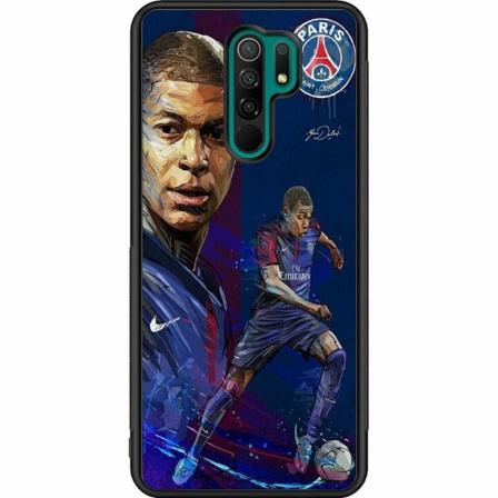 Xiaomi Redmi 9 Svart Skal Mbappe