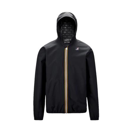 K-Way, Jack Stretch Dot K31126W USY Zwart, Heren, Maat:S