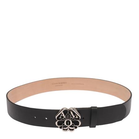 Alexander McQueen, Belts Czarny, Mężczyzna, Rozmiar: 85 CM