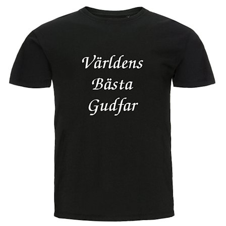 T-shirt - Världens Bästa Gudfar