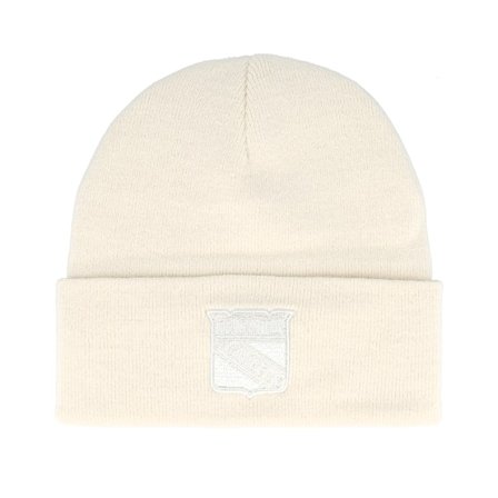 Mitchell & Ness - NHL Beige cuff Beanie - New York Rangers Fashion Basic Knit Cream Cuff @ Hatstore