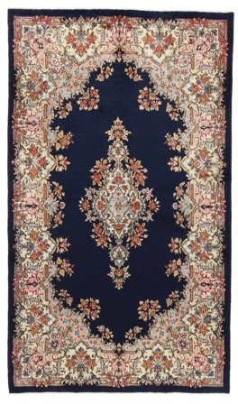 Floral Small Kerman Rug 140X240 Wool