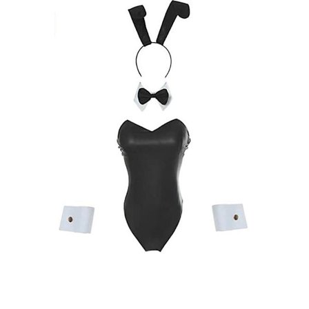 Pupuasu Naiset Puputyttö Senpai Cosplay One Piece Bodysuit -hame + kaulus + hiharenkaat + päähineet one size sopii kaikille