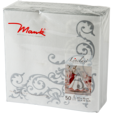 SERVIETT AIRLAID POMP 40X40CM