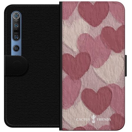 Yhteensopiva Lompakkokotelo Xiaomi Xiaomi Mi 10 Pro 5G Cactus and Friends - Blush Paper Hearts