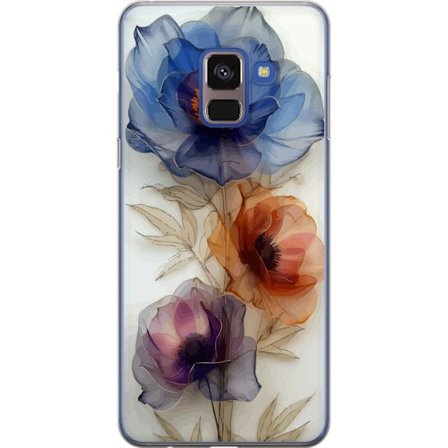 Mobilskal till Samsung Galaxy A8 (2018) med Silkesblommor