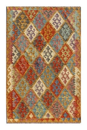 Kilim Afghan Old Style Rug 125X173 Wool, Afghanistan