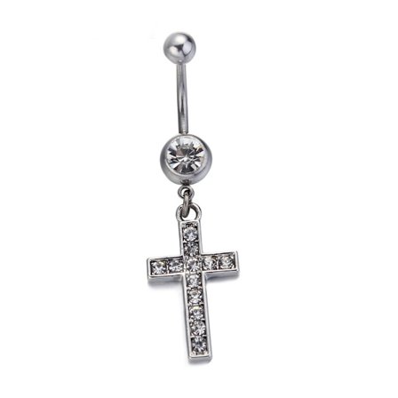 Napatyyppi Navel Piercing Rengas 316L Teräs