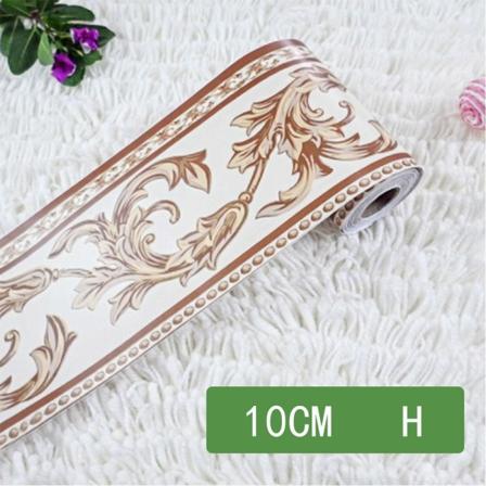 Bakgrunnsklistremerke Vegglister kantdekaler 10CM/10MH H 10cm/10mH